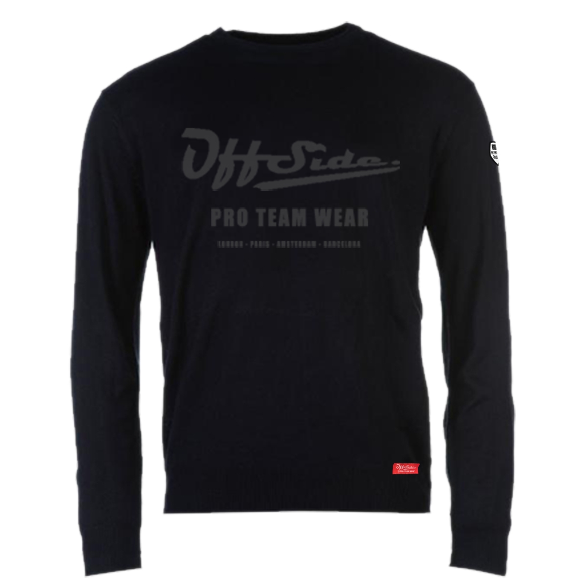 Manager .. Pullover Slim Fit Black woven